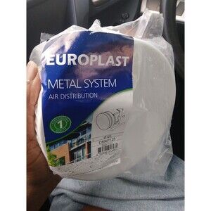 Europlast DMKP125 Metal System Air Distribution White NFS